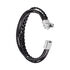 ROMAIN 1 Herren Armband Leder Schwarz