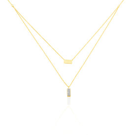 Damen Halskette Gold 375 Glitzer - Ketten ohne Stein Damen | OROVIVO