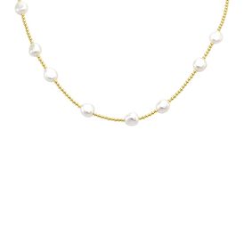 Damen Halskette Silber 925 Perle Minzy - Ketten ohne Anhänger Damen | OROVIVO