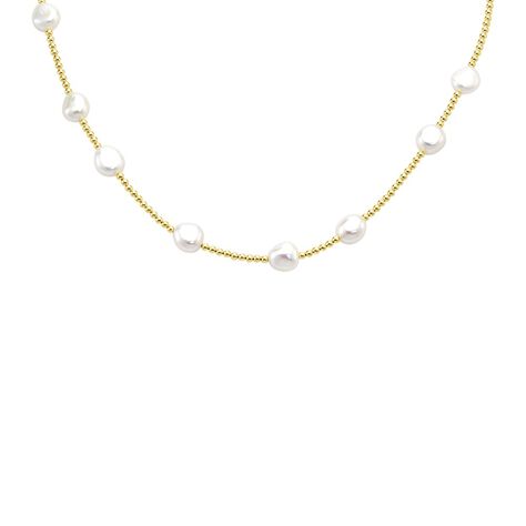 Damen Halskette Silber 925 Perle Minzy - Halsketten Damen | OROVIVO