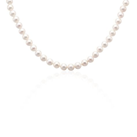 Damen Perlenkette Gold 585 Zuchtperlen 8-9mm Grace - Halsketten Damen | OROVIVO