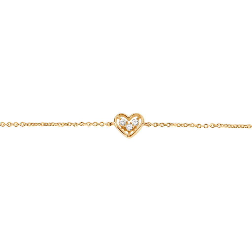 Damenarmband Vergoldet Zirkonia Herz - Sommerschmuck Damen | OROVIVO