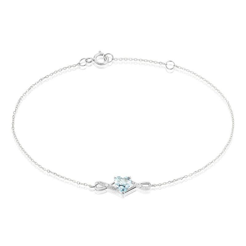 Bracelet Clothilde Or Weiss Topaze Oxyde De Zirconium - Spannringe Damen | OROVIVO