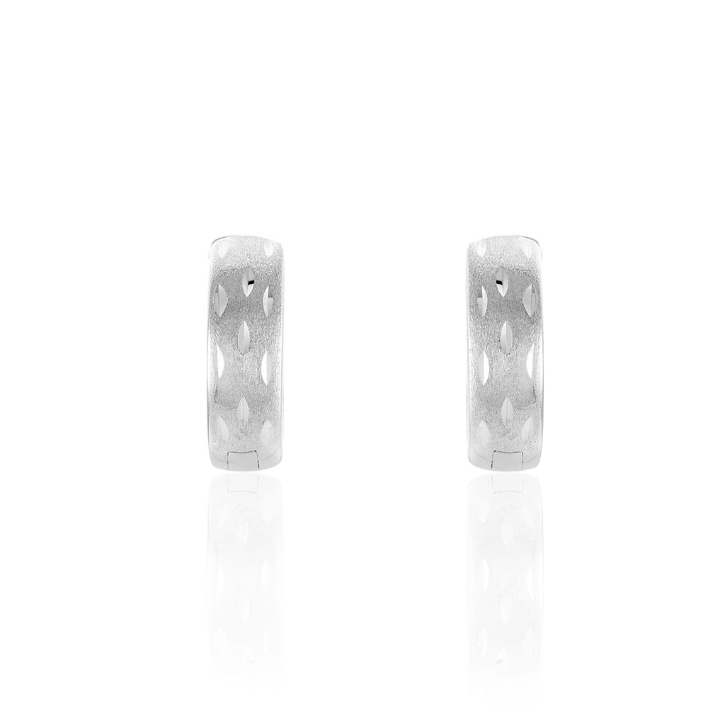 Damen Creolen Silber 925 Diamantiert - Creolen Damen | OROVIVO