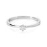 AMARUNE Damen Ring Platin Wei&szlig; 600 Diamant Wei&szlig; 0,15 ct