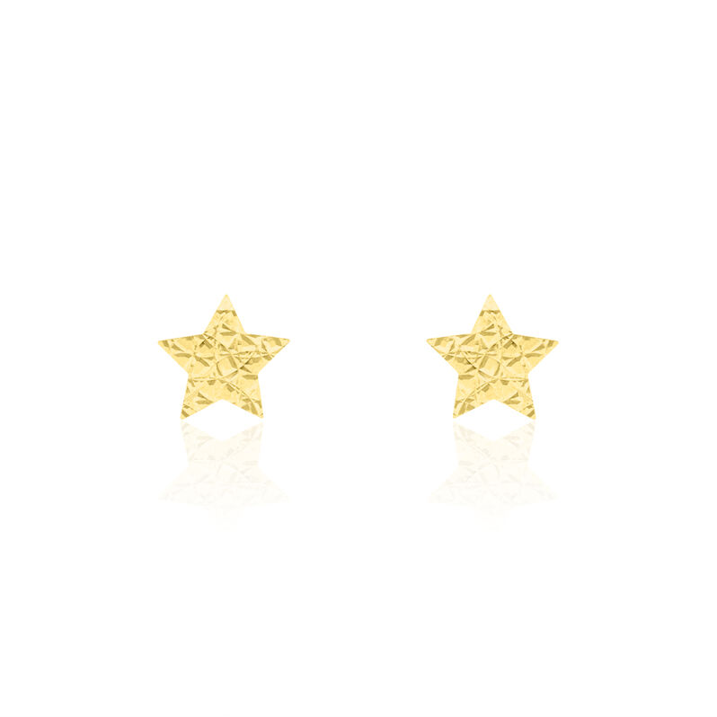 Boucles D'oreilles Puces Or Jaune - Spannringe Damen | OROVIVO