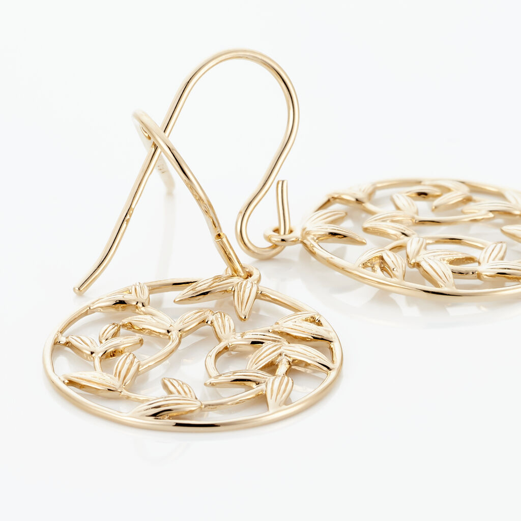 Boucles D'oreilles Plaque Or Resli Penda - Spannringe Damen | OROVIVO