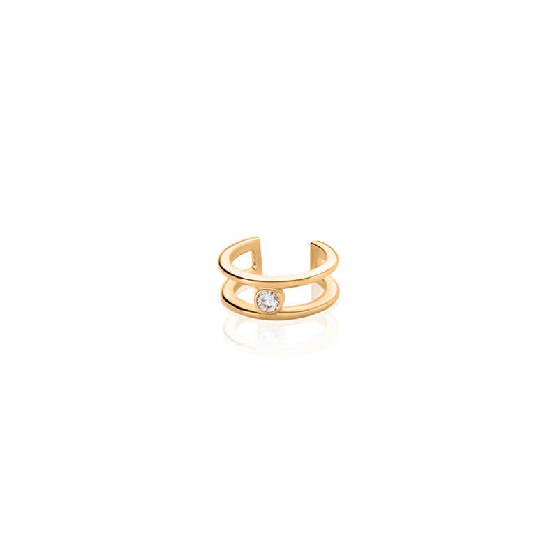 FILIZ Damen Ohrschmuck Vergoldet Blatt - Spannringe Damen | OROVIVO