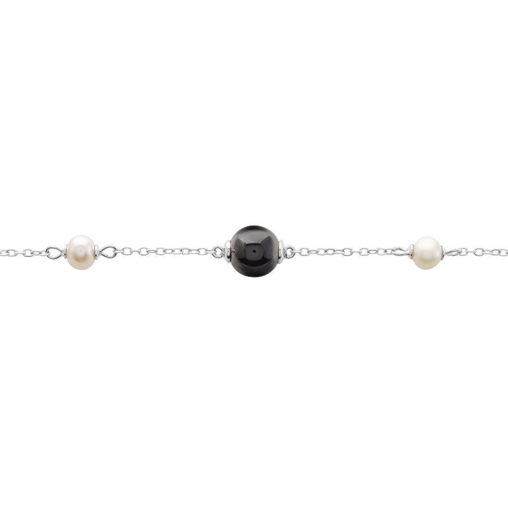 Bracelet Argent Perle De Culture - Spannringe Damen | OROVIVO