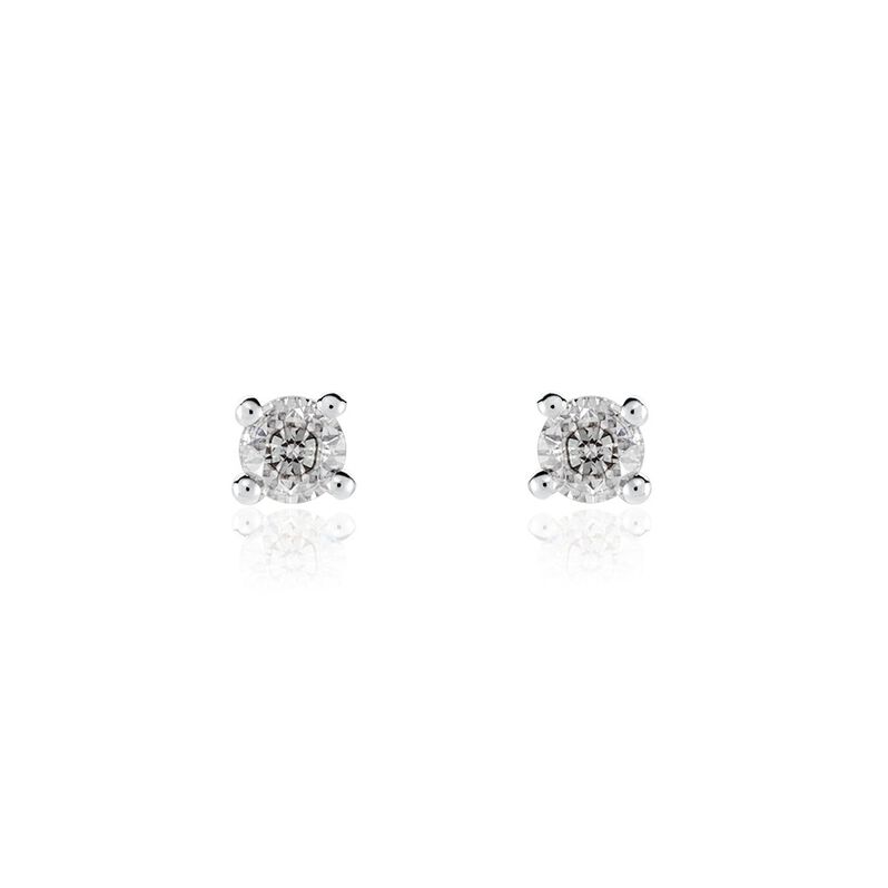 Damen Ohrstecker Weißgold 585 Diamant 0,26ct Victoria  - Ohrstecker Damen | OROVIVO