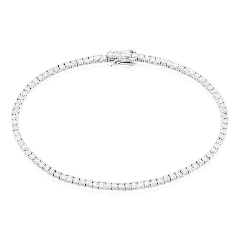 Bracelet River Or Weiss Diamant - Spannringe Damen | OROVIVO