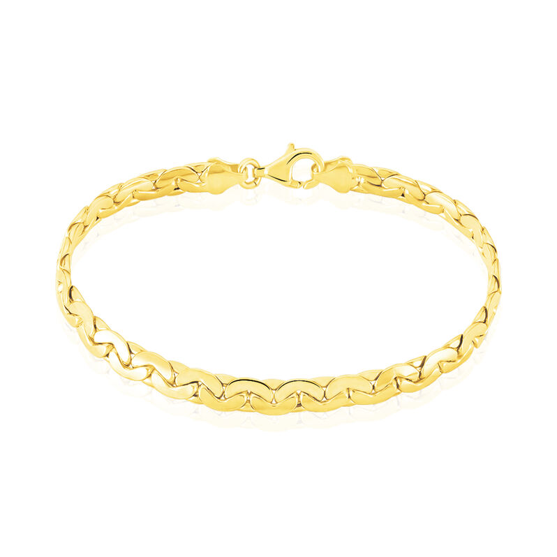 Bracelet Ivy Maille Haricot Or Jaune - Spannringe Damen | OROVIVO