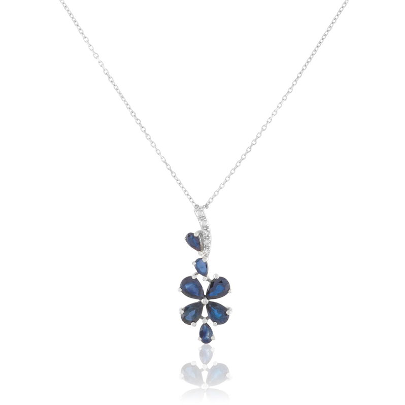 Collier Or Et Saphir - Spannringe Damen | OROVIVO