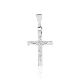 Kreuz Anhänger Silber 925 Jesus Christus Jamin - Kreuzanhänger Unisex | OROVIVO