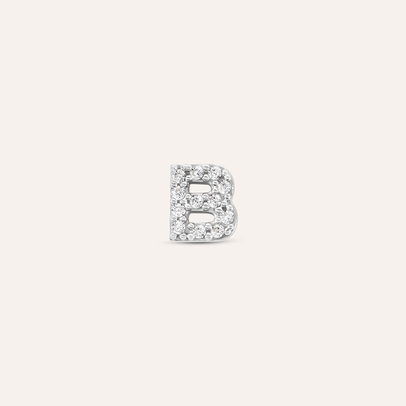 Mono Orecchino Lobo Silver Moments Argento Rodiato Cubic Zirconia - Spannringe Damen | OROVIVO