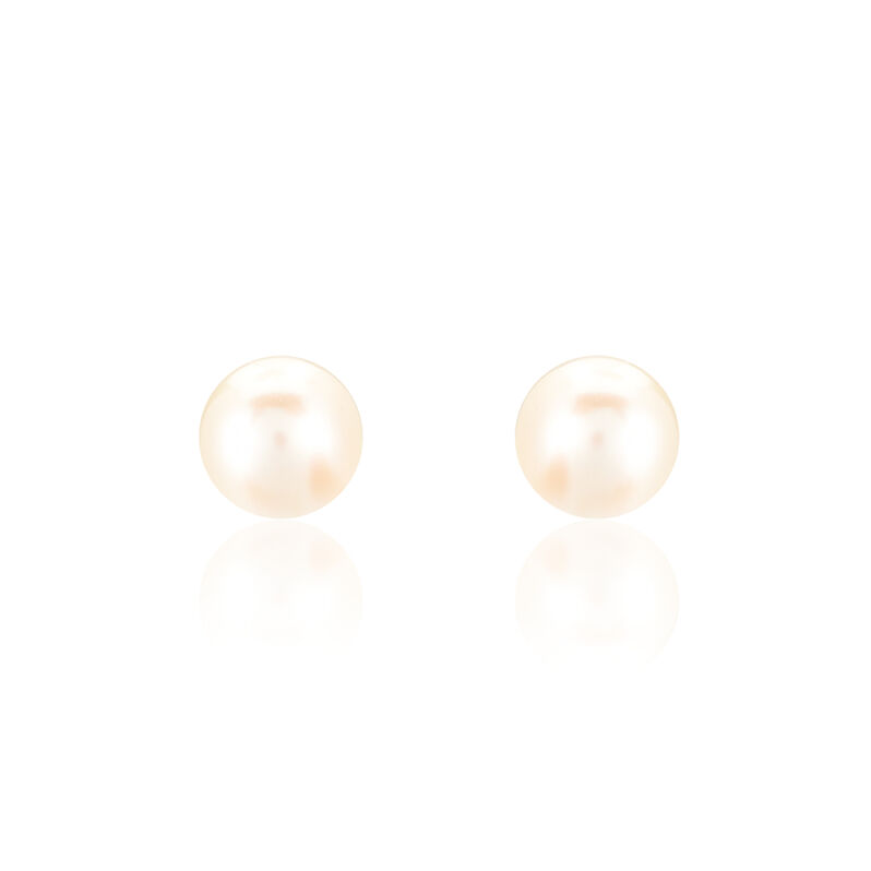 Boucles D'oreilles Or Perle De Culture - Spannringe Damen | OROVIVO