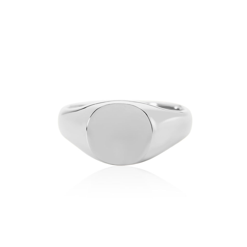 FRIEDEMANN Herren Siegelring Edelstahl Kreis B 11,5 mm - Siegelringe Herren | OROVIVO