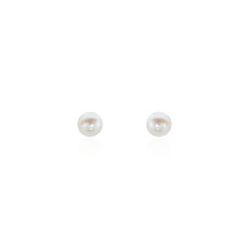 Damen Perlenohrringe Gold 375 Zuchtperle 3,5-4mm - Ohrstecker Damen | OROVIVO