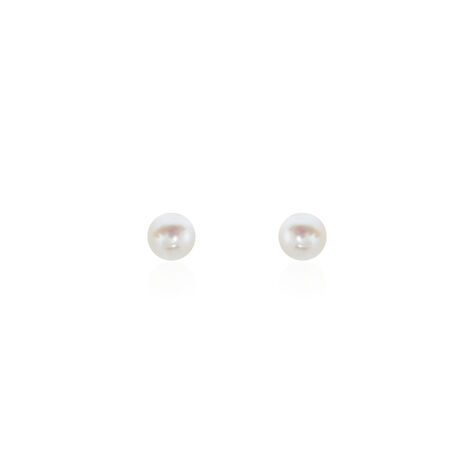 Damen Perlenohrringe Gold 375 Zuchtperle 3,5-4mm - Ohrstecker Damen | OROVIVO