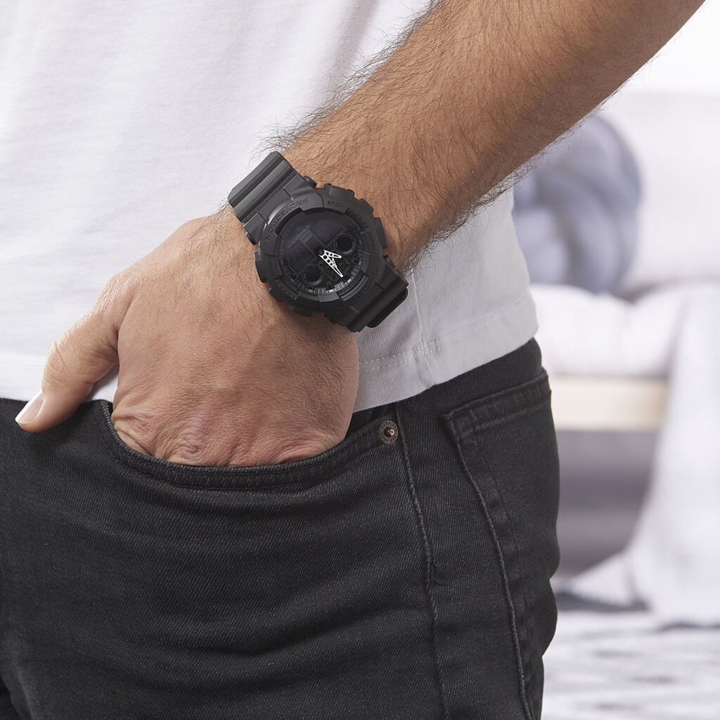 Casio G-SHOCK Herrenuhr GA-100-1A1ER Quarz Digital - Armbanduhren Herren | OROVIVO