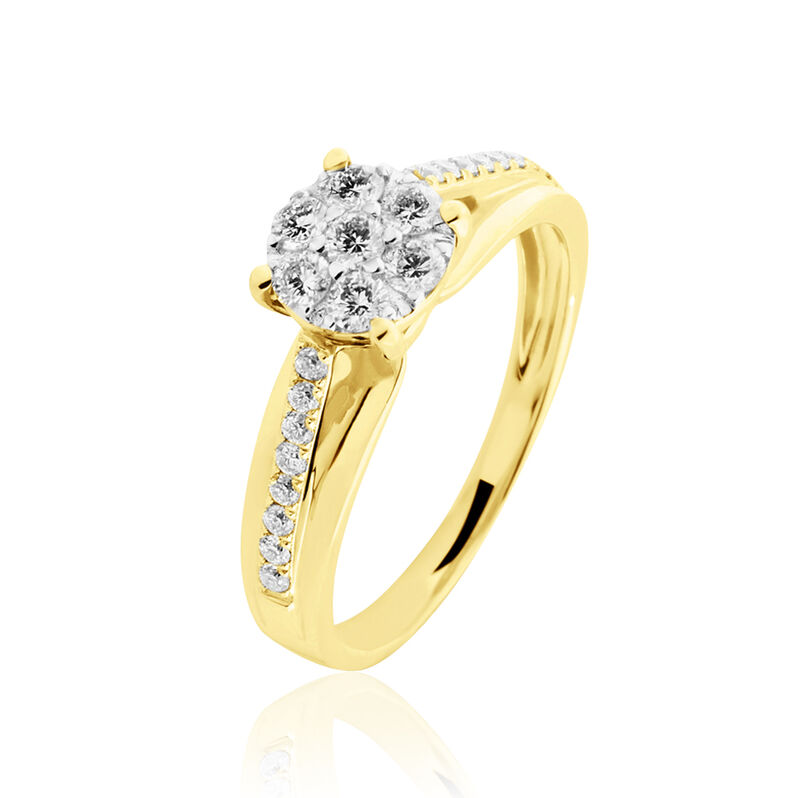 Bague Kate Or Jaune Diamant - Spannringe Damen | OROVIVO