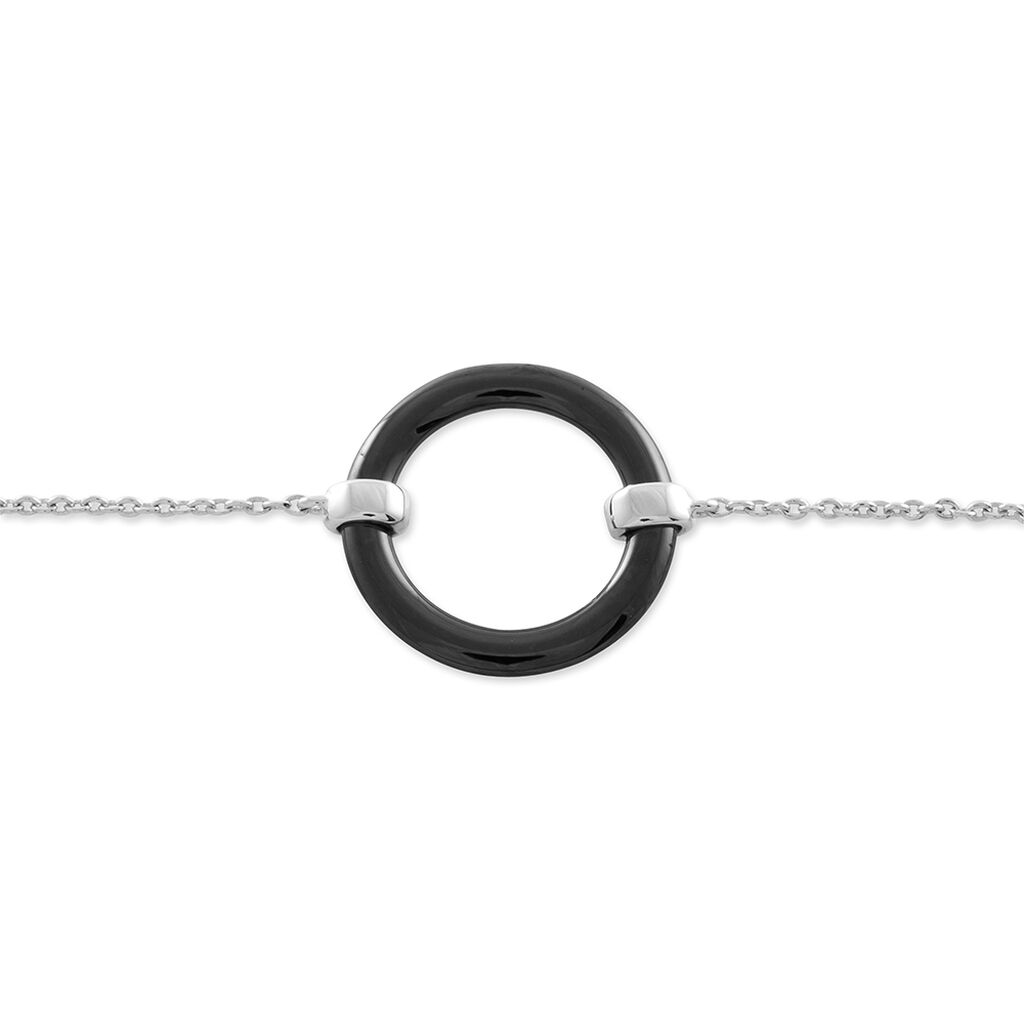 Bracelet Magalie Argent Blanc Céramique - Spannringe Damen | OROVIVO