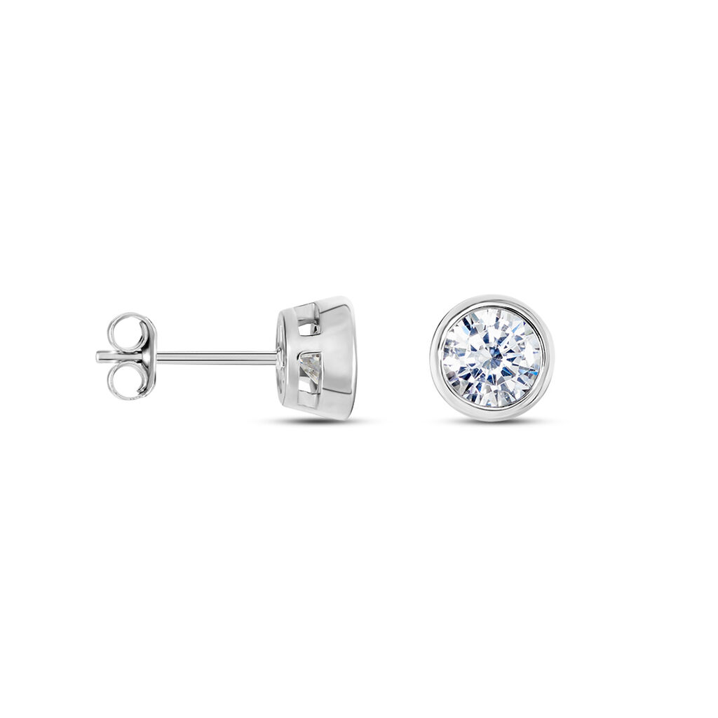 Damen Ohrstecker Silber 925 Zirkonia Milena  - Ohrstecker Damen | OROVIVO