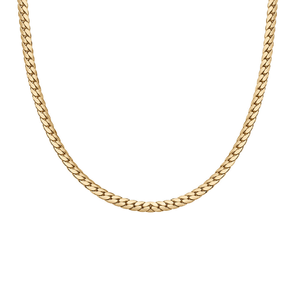 Damen Kette Vergoldet 750 Teresa 4,5cm - Halsketten Damen | OROVIVO