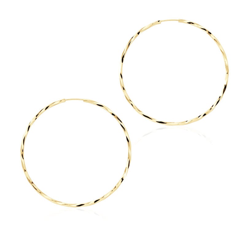 FLEXTWIST Damen Creolen Gold 375 (9 Karat) - Creolen Damen | OROVIVO