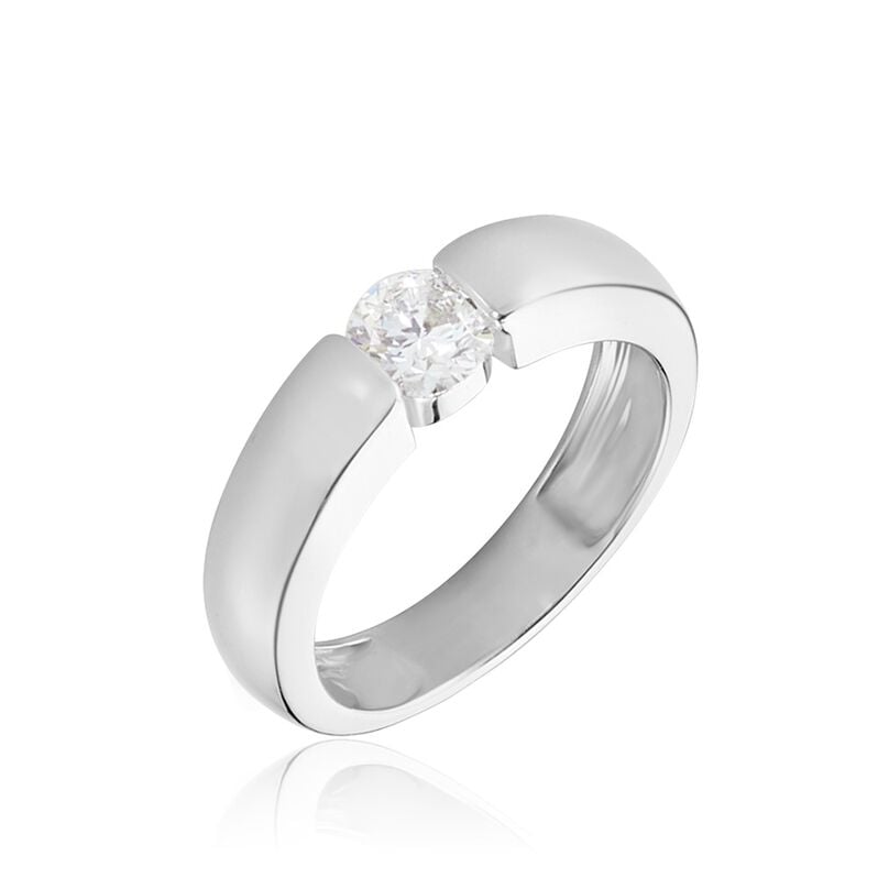 Orchestra Damen Ring Wei&szlig;gold 750 (18 Karat) Synthetischer Diamant Wei&szlig; 0,41 ct - Verlobungsringe Damen | OROVIVO