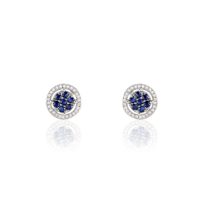 Boucles D'oreilles Or Weiss Lise-laure - Spannringe Damen | OROVIVO