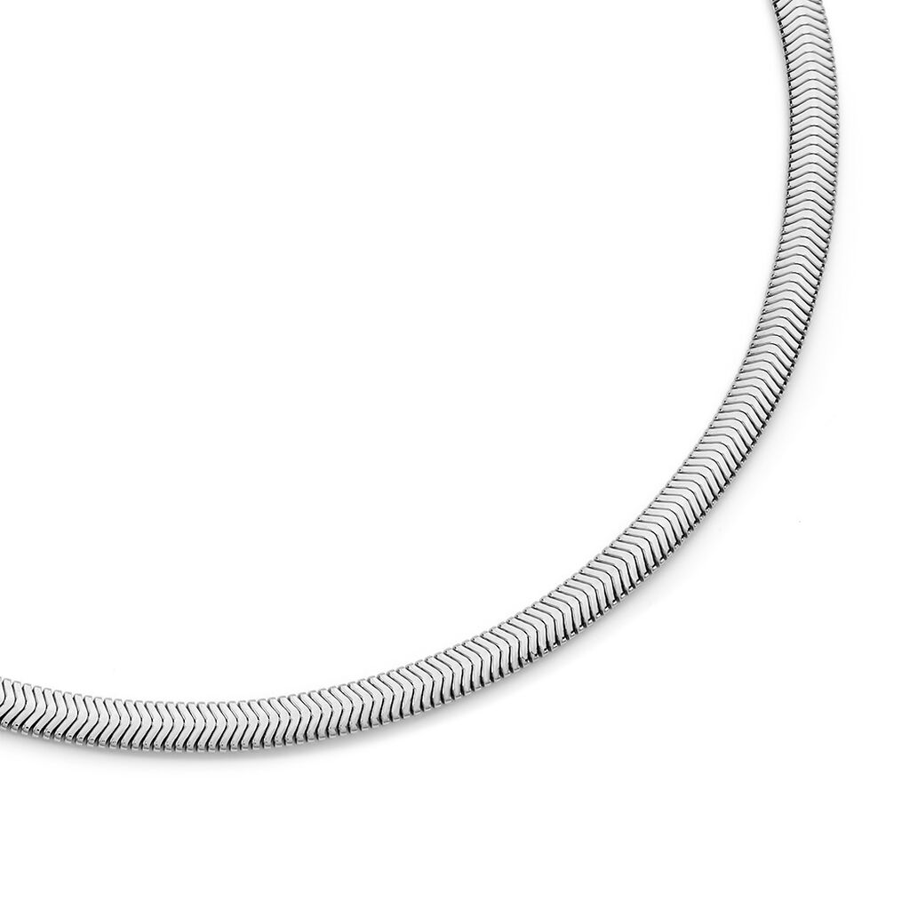 NATASHA Damen Kette Silber Silber 925 B 4,3 mm, Kette ohne Stein