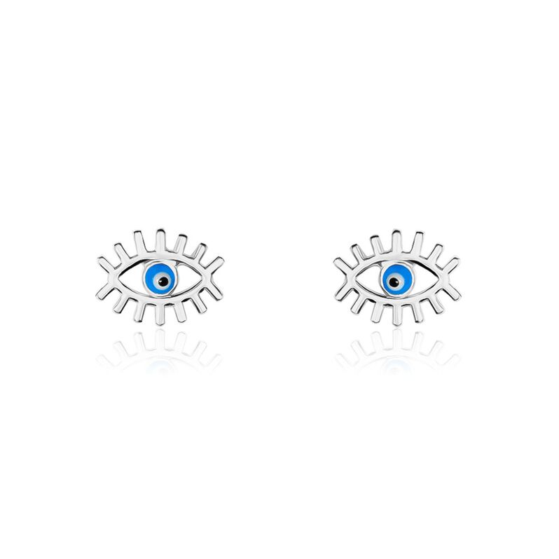 Boucles D'oreilles Puces Parad'eyes Argent Weiss - Spannringe Damen | OROVIVO