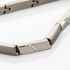 VIVIAN Damen Armband Titan Zirkonia Wei&szlig; 0,24 ct Rechteckig B 4,5 mm