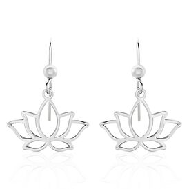 Damen Ohrhänger Silber 925 Lotus Blüte Gloria - Ohrhänger Damen | OROVIVO