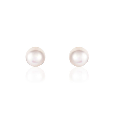 Damen Perlenohrringe Gold 375 Zuchtperle 8-8,5mm - Ohrstecker Damen | OROVIVO