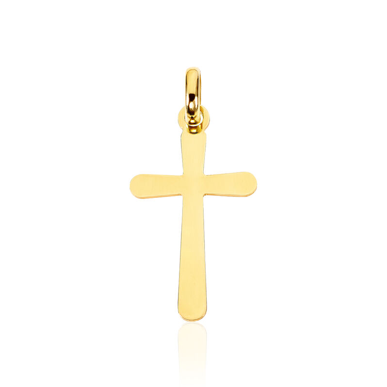 Pendentif Alyssa Croix Or Jaune - Spannringe Familie | OROVIVO