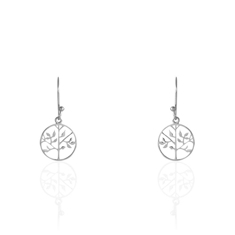 MELY Damen Ohrringe Lang Silber 925 Baum - Spannringe Damen | OROVIVO