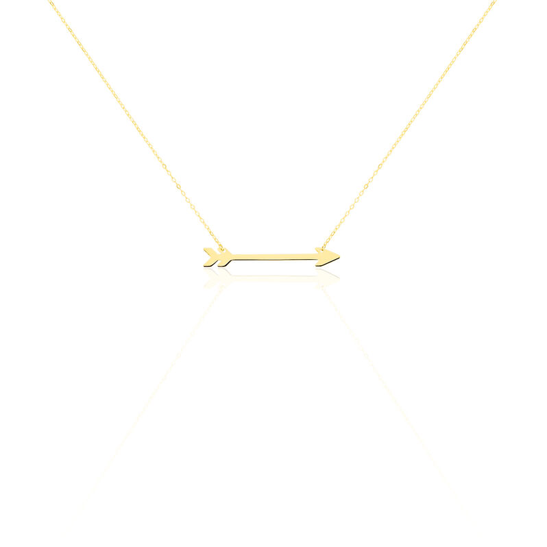 ORIANE Damen Collier Gold 375 (9 Karat) Pfeil - Halsketten Damen | OROVIVO