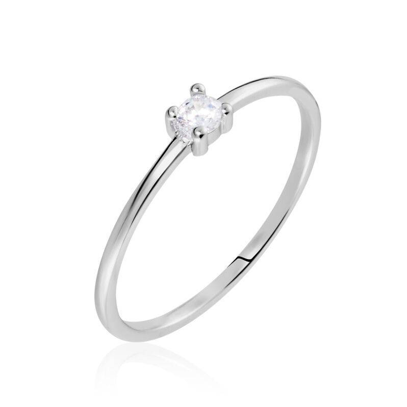 Anello Silver Elegance Argento Rodiato Cubic Zirconia - Spannringe Damen | OROVIVO
