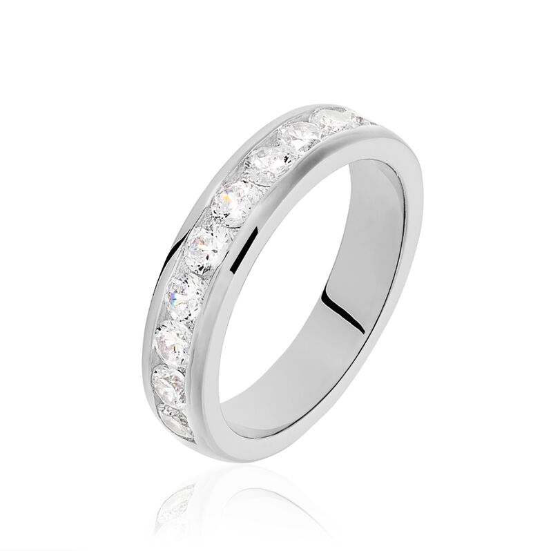 Damen Ring Silber 925 Zirkonia  - Eheringe mit Stein Damen | OROVIVO