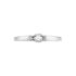LINI Damen Ring Wei&szlig;gold 375 (9 Karat) Diamant Wei&szlig; 0,03 ct