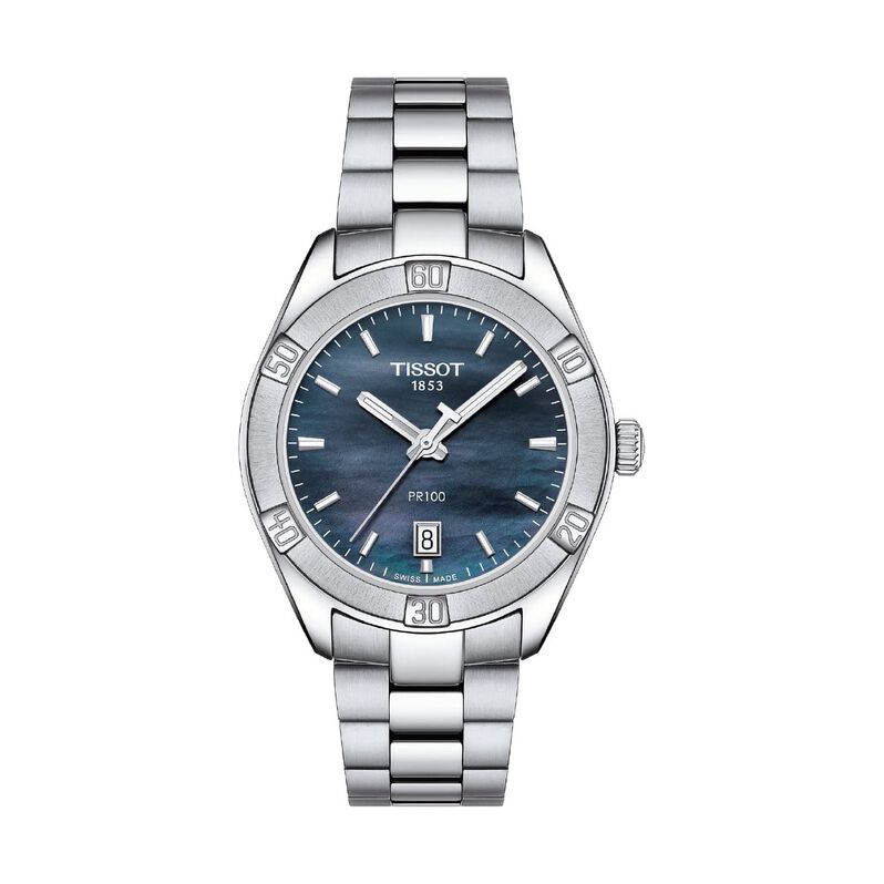 Tissot Damenuhr PR 100 Sport Chic T1019101112100 - Armbanduhren Damen | OROVIVO