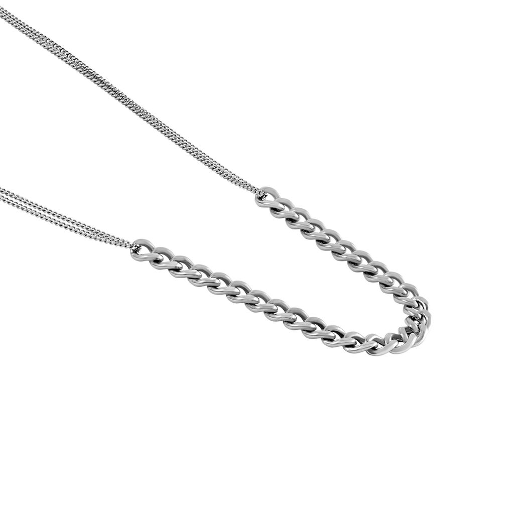 Damen Halskette Silber 925 rhodiniert Laika - Halsketten Damen | OROVIVO