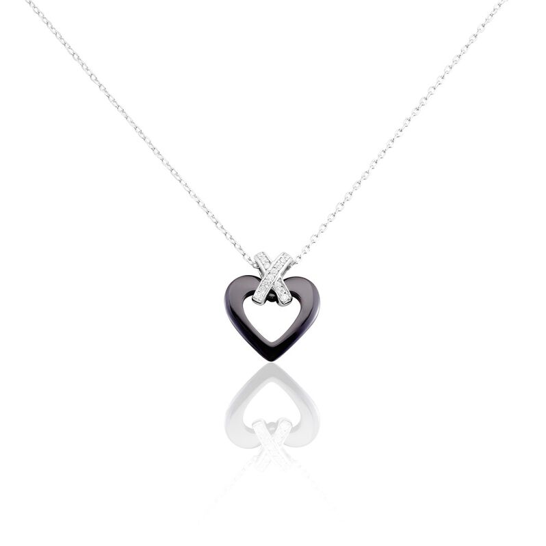 Collier Argent Et Céramique  - Spannringe Damen | OROVIVO