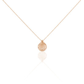 Damen Halskette Gold 750 Rosé Vergoldet Diamanten - Ketten mit Anhänger Damen | OROVIVO