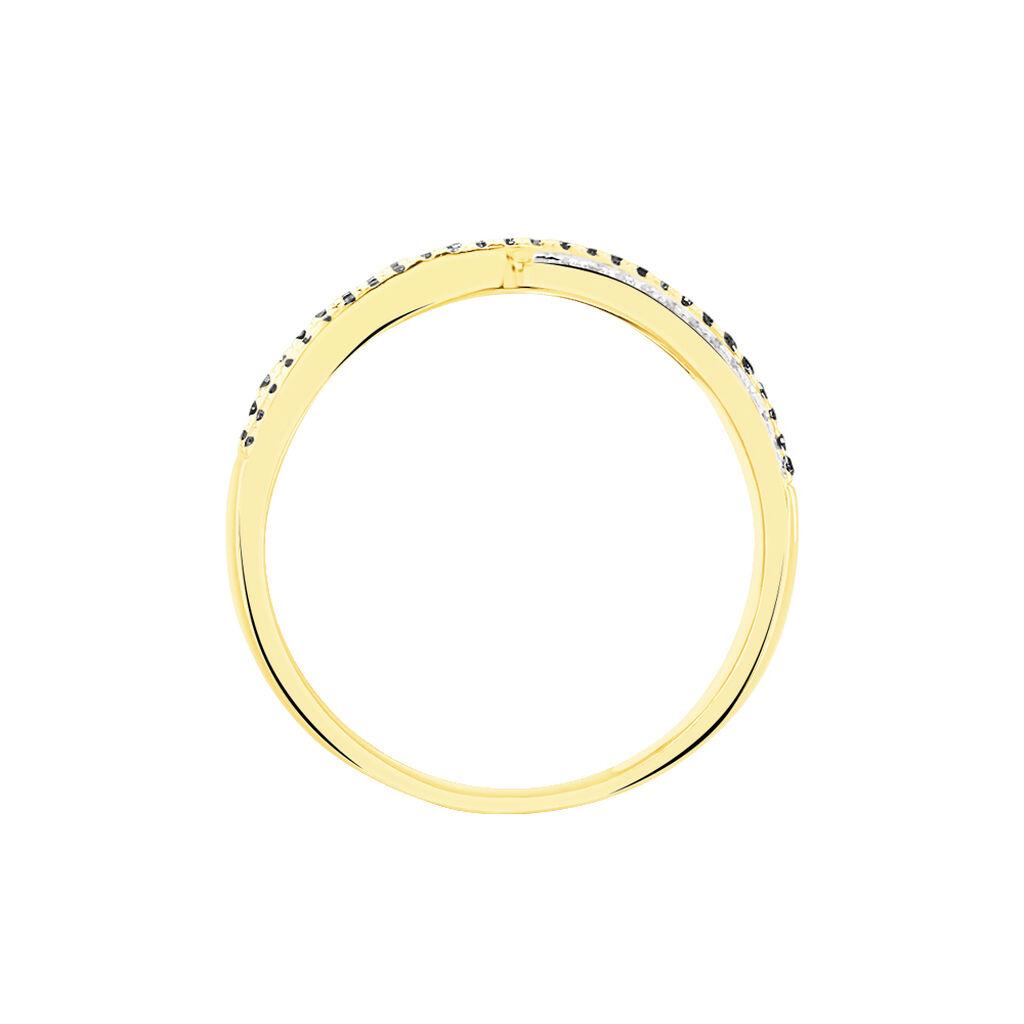 Bague Elyne Or Jaune Diamant - Spannringe Damen | OROVIVO