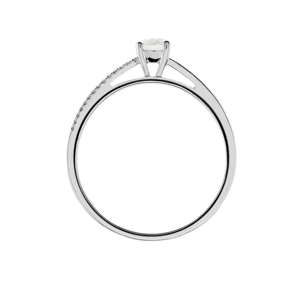 Damen Ring Weißgold 375 Diamant 0,37ct Alexandra  - Verlobungsringe Damen | OROVIVO