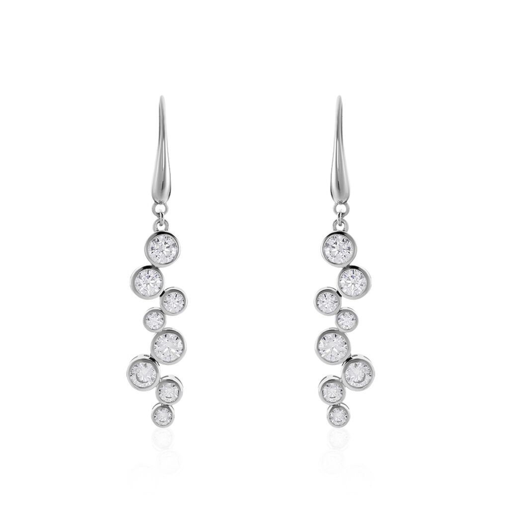 Damen Ohrhänger Lang Silber 925 Zirkonia - Ohrhänger Damen | OROVIVO