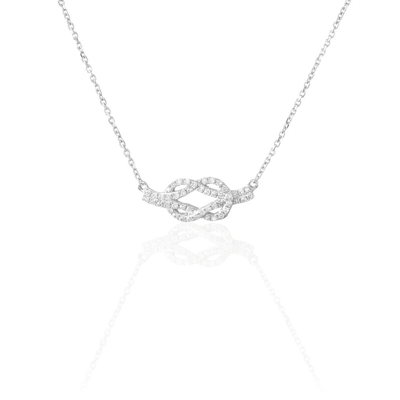 Collier Ondine Or Blanc Diamant - Spannringe Damen | OROVIVO